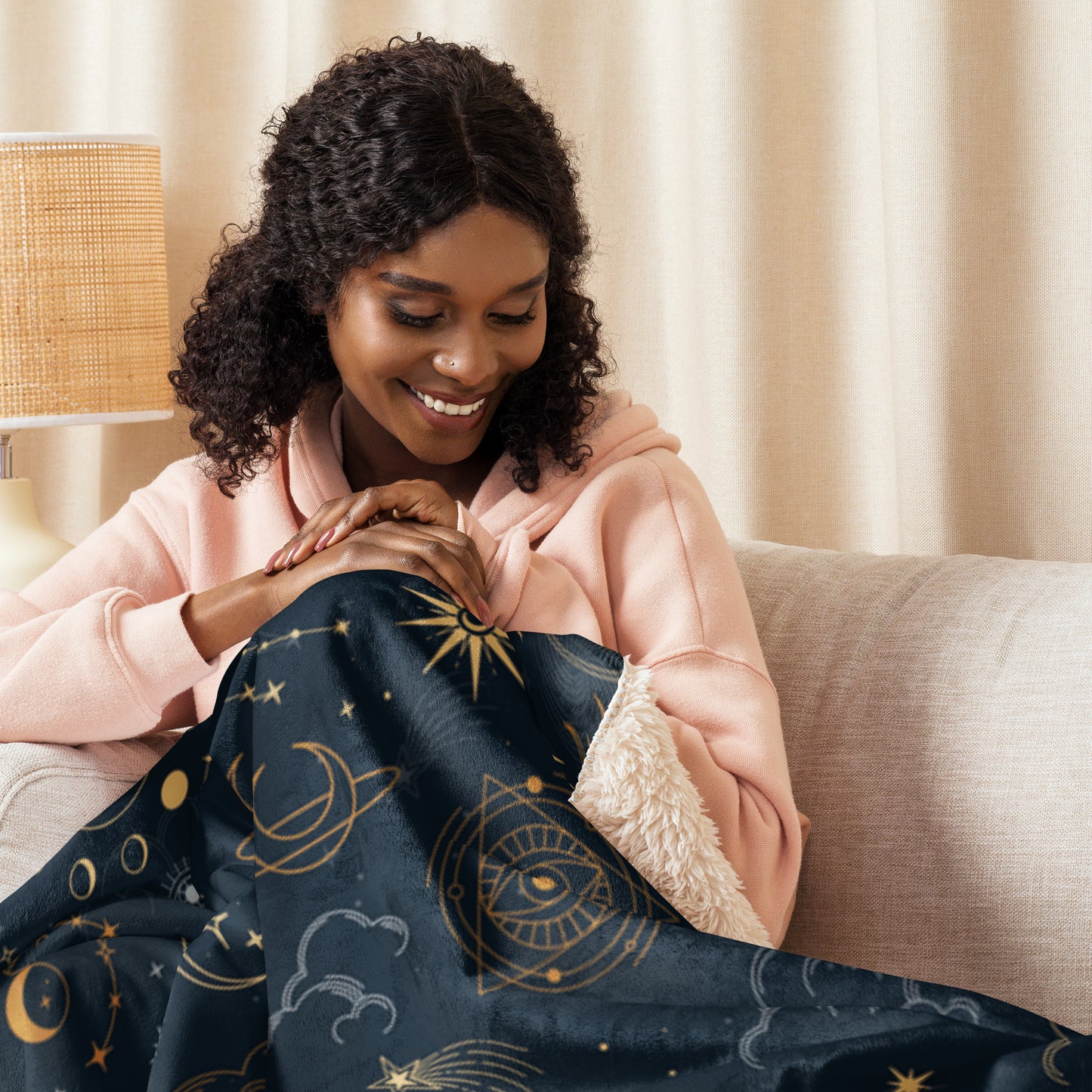 The Coven Sherpa blanket