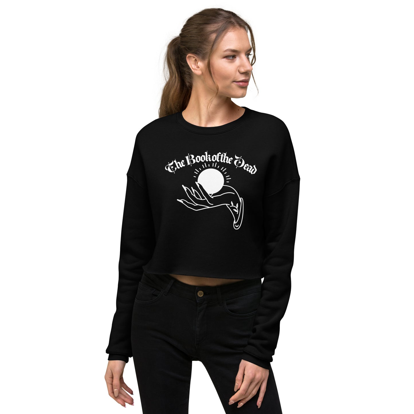 The Book of the Dead Coven Crop Sweatshirt