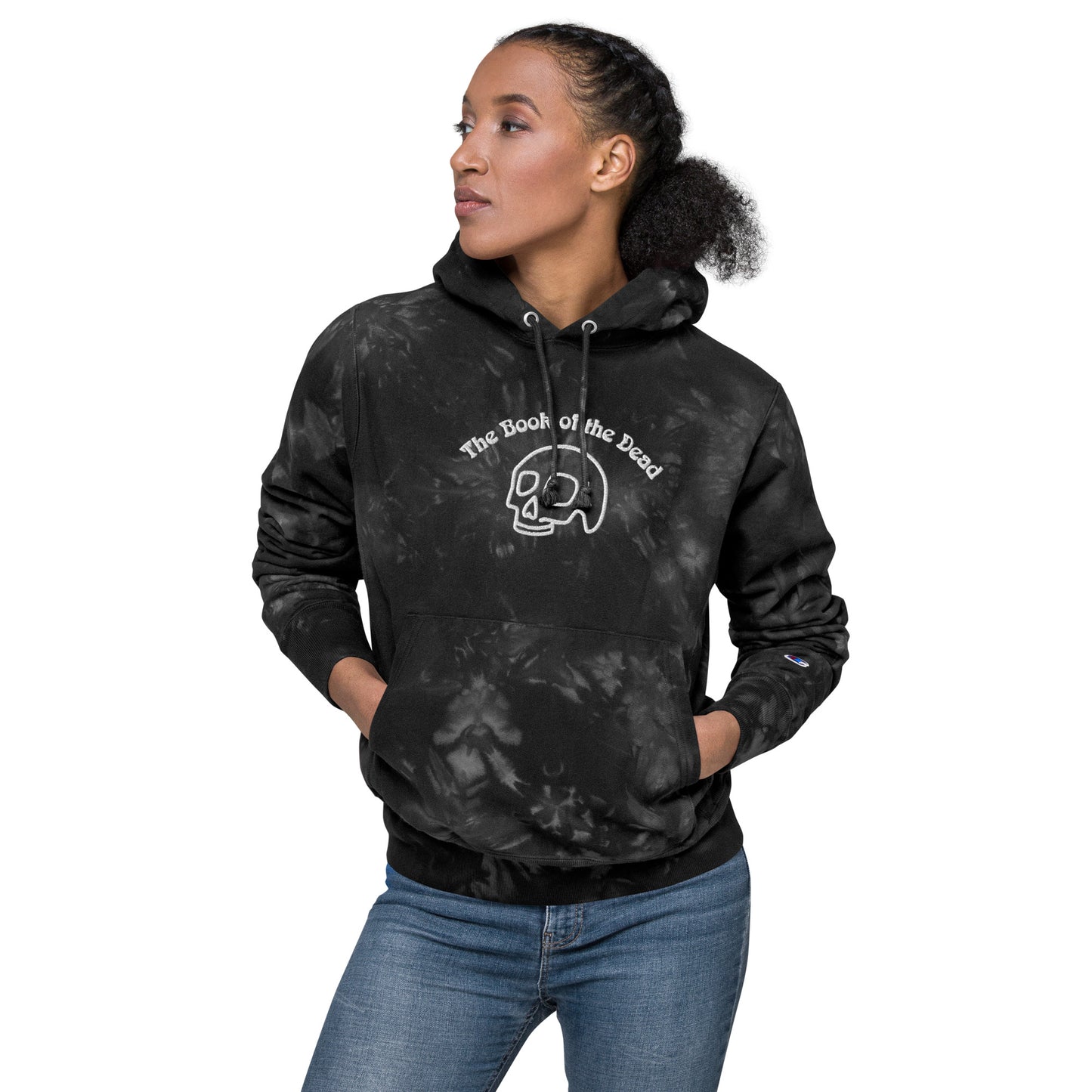 The Book of the Dead Unisex Champion tie-dye hoodie