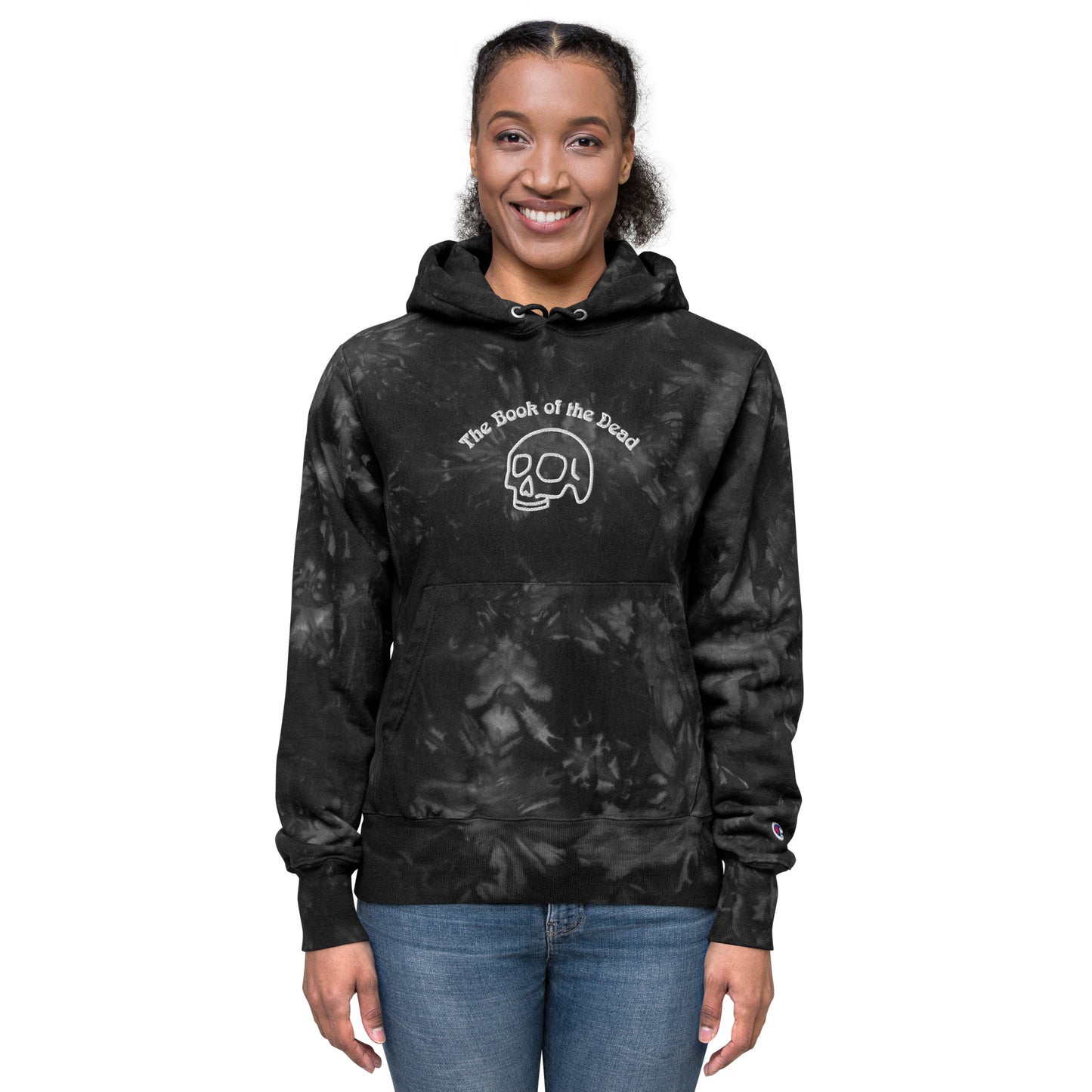 The Book of the Dead Unisex Champion tie-dye hoodie