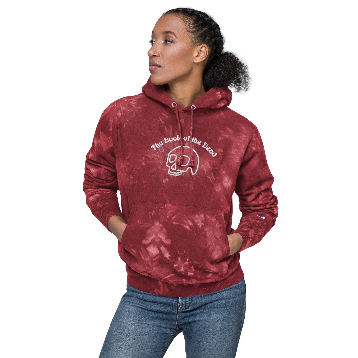 The Book of the Dead Unisex Champion tie-dye hoodie