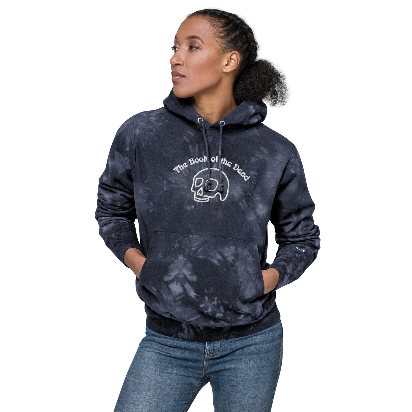 The Book of the Dead Unisex Champion tie-dye hoodie