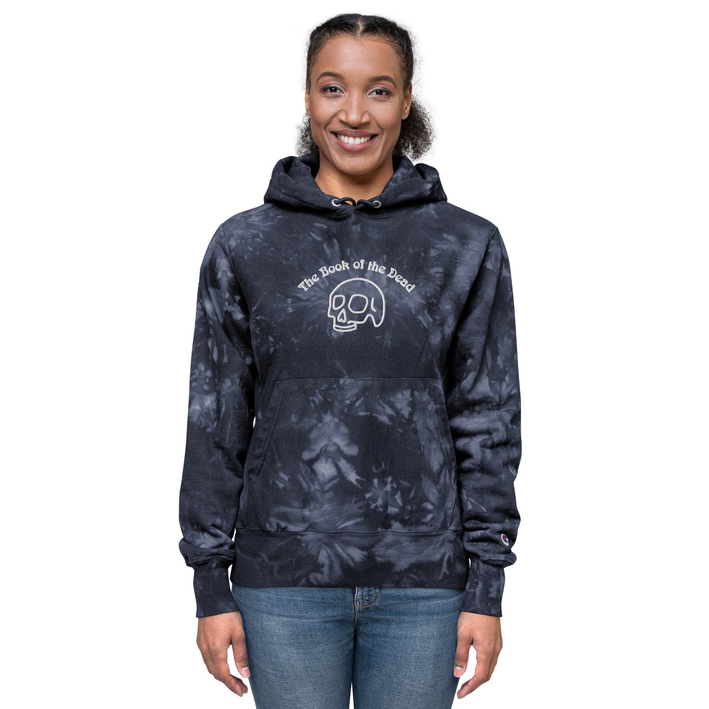 The Book of the Dead Unisex Champion tie-dye hoodie