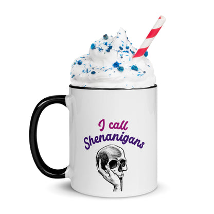 I Call Shenanigans Mug with Color Inside