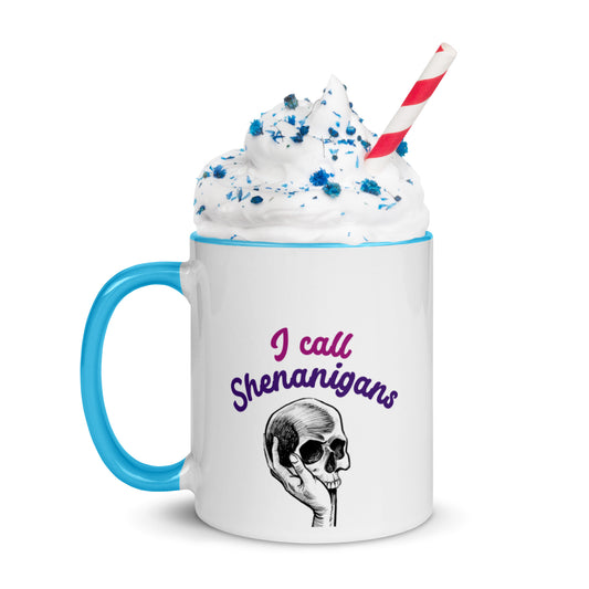 I Call Shenanigans Mug with Color Inside